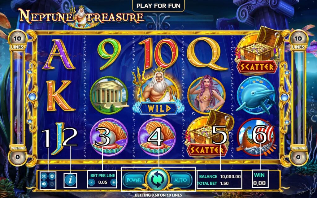 NEPTUNE TREASURE-วิธีเล่น