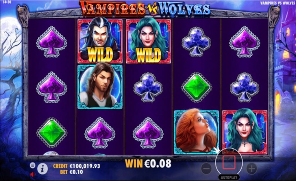 Vampires vs Wolves-เกมสล็อต